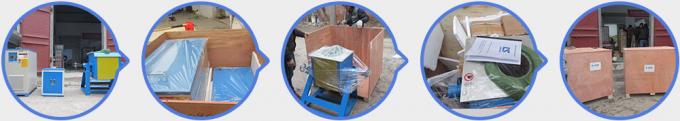 Tembaga Baja Scrap Cast Iron Metal Induksi Smelting Furnace Frekuensi Medium IDBT Mending induksi Smelting Furnace 8