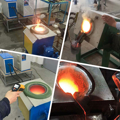 IGBT 10kg 20kg 30kg 50kg 100kg 150kg Tembaga Sisa-sisa Besi Pengeboran Miring Miring Induksi