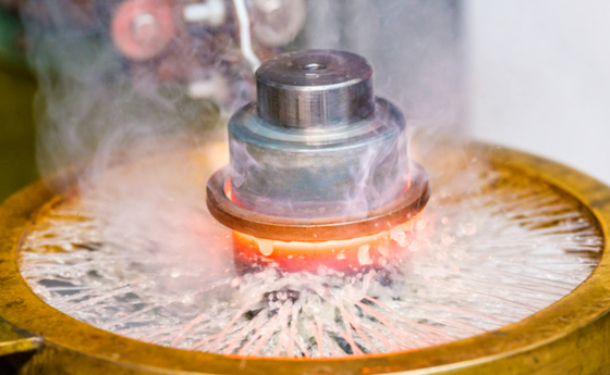 Gear Induction Heating Quenching Treatment Equipment Frekuensi Sedang