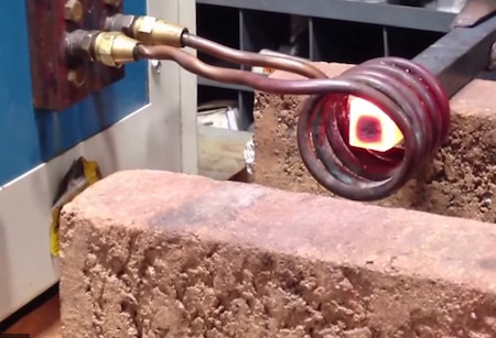 Mesin Tungku Pemanas Induksi Baja Persegi 160kw Hot Forging