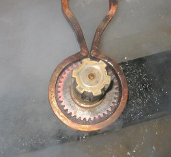 160 Kw Electric Induction Quenching Hardening Machine Gear Shaft Frekuensi Sedang