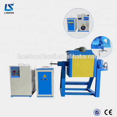 45KW IGBT induction melting furnace LSZ-45 untuk logam scrap