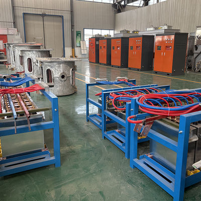 800KW 1T Tungku Induksi Peleburan untuk Besi Baja Tembaga Aluminium Bekas