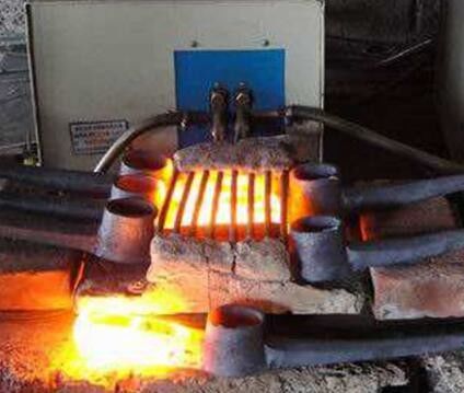 Mesin Pemanas Induksi Frekuensi Menengah 50KW Steel Rod Forge