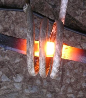 Pemanas induksi Round Bar End listrik Frekuensi Tinggi Mesin Tempa Panas