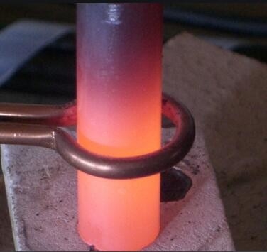 160KW High Frequency Steel Round Bar Induction Heating Machine Untuk Penempaan